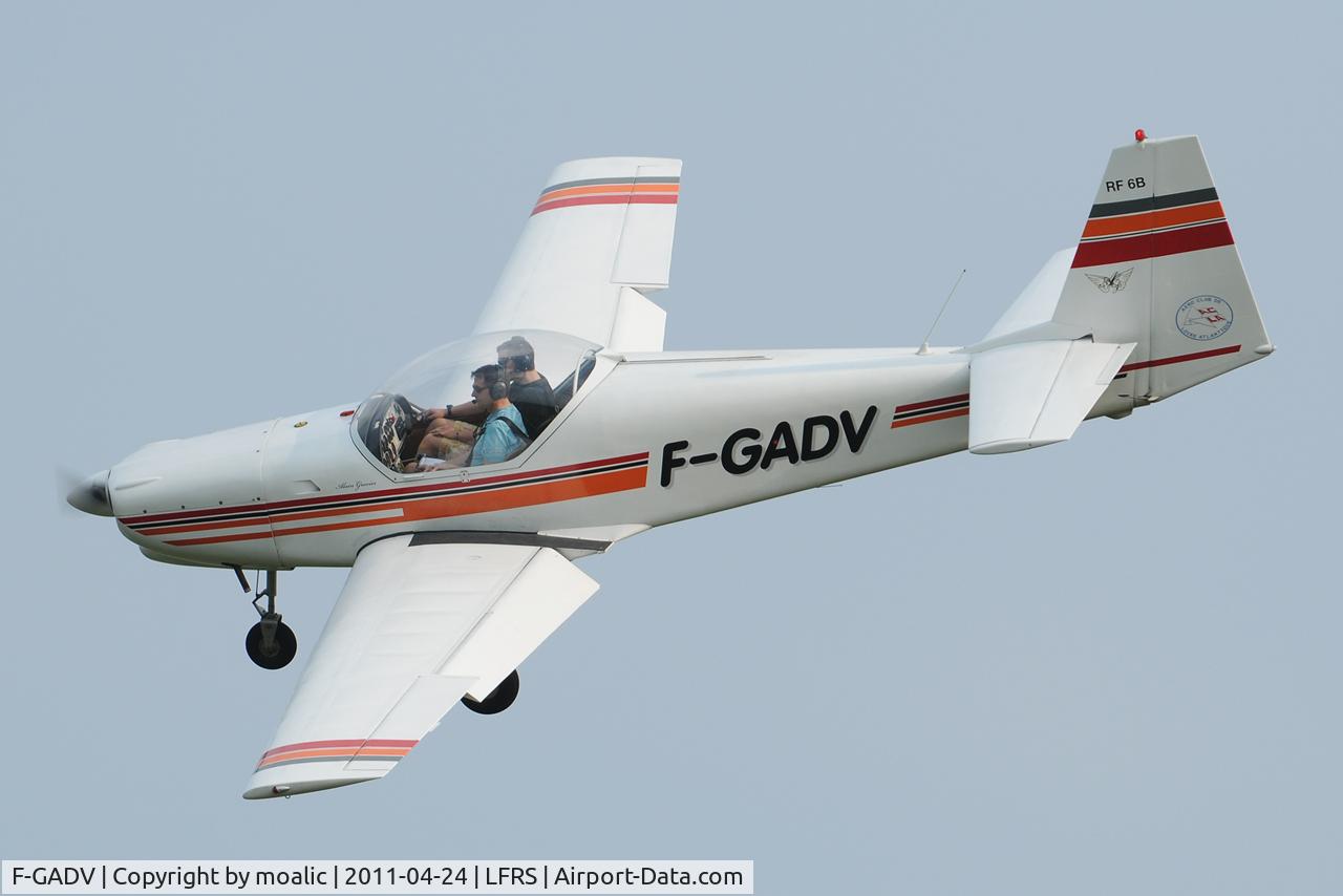 F-GADV, Fournier RF-6B-100 C/N 23, Property of Aero Club of Loire-Atlantique (France)