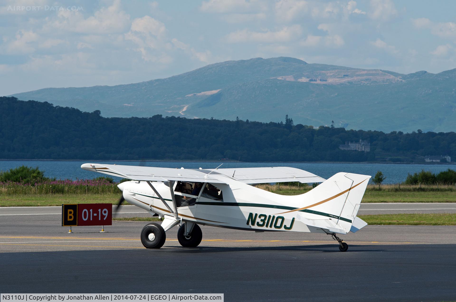 N3110J, 1994 Maule MX-7-160 Sportplane C/N 19031C, About to depart from Oban Airport.