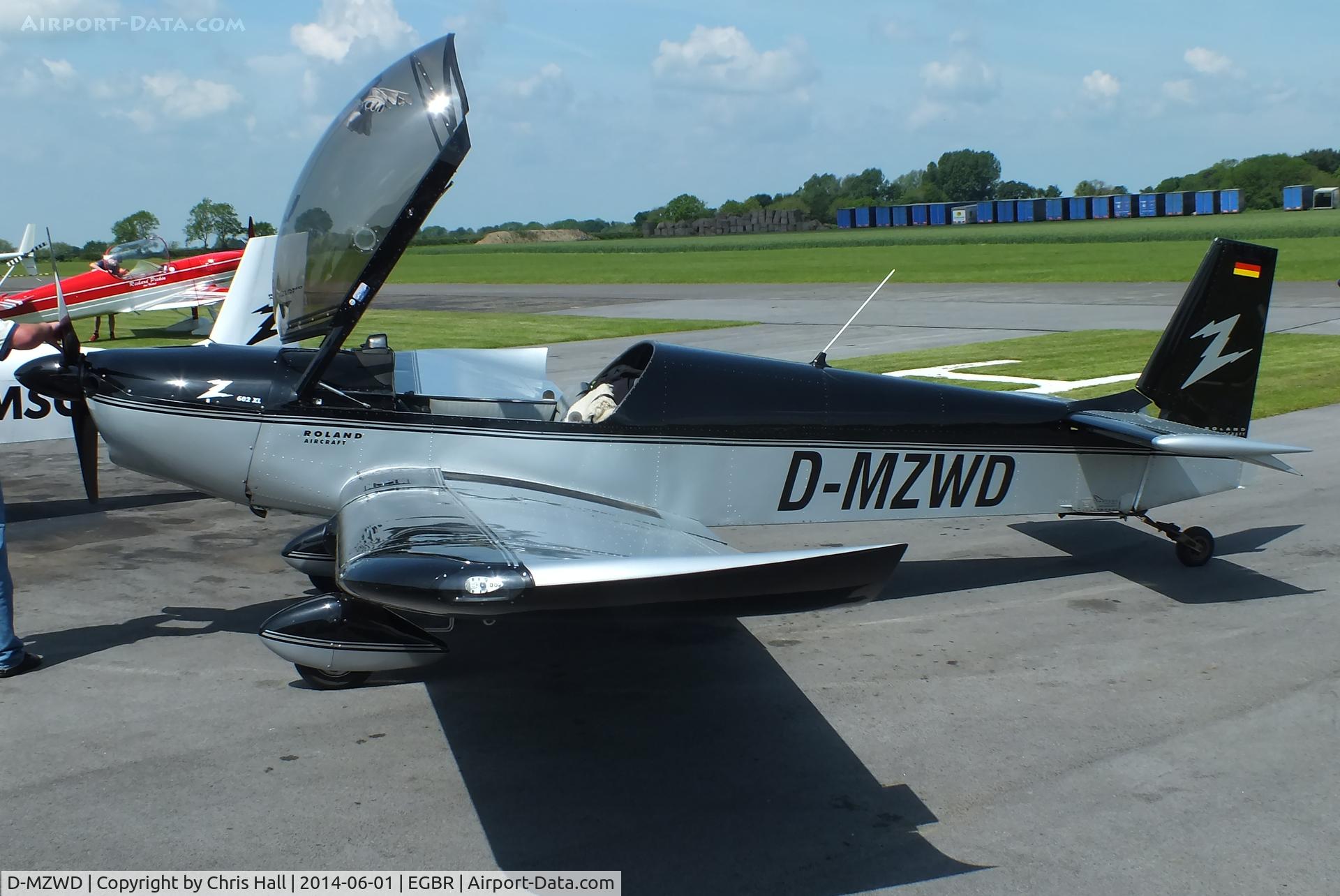 D-MZWD, 2006 Roland Z-602 XL C/N DX-9514, at Breighton's Open Cockpit & Biplane Fly-in, 2014