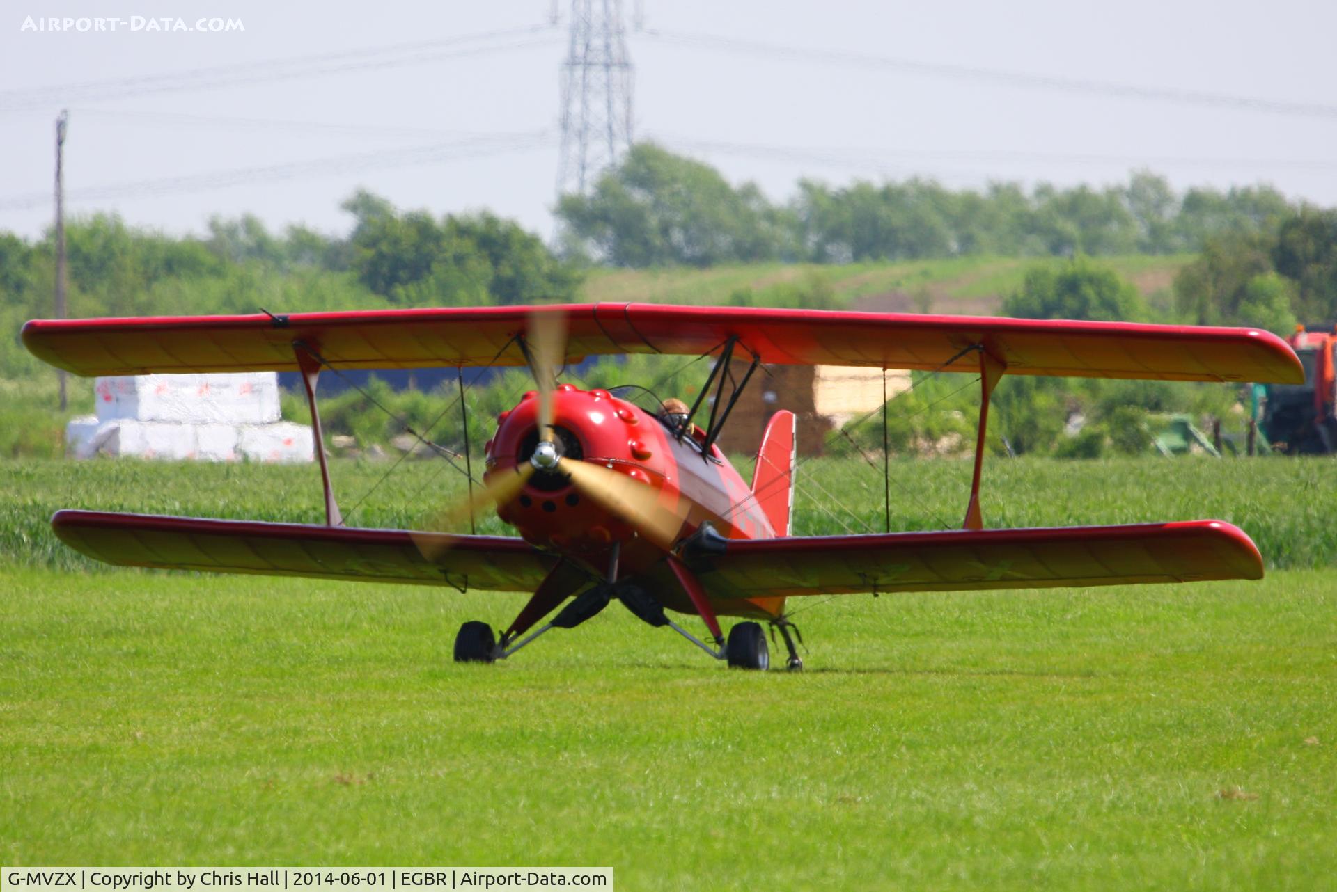 G-MVZX, 1990 Murphy Renegade Spirit UK C/N PFA 188-11590, at Breighton's Open Cockpit & Biplane Fly-in, 2014