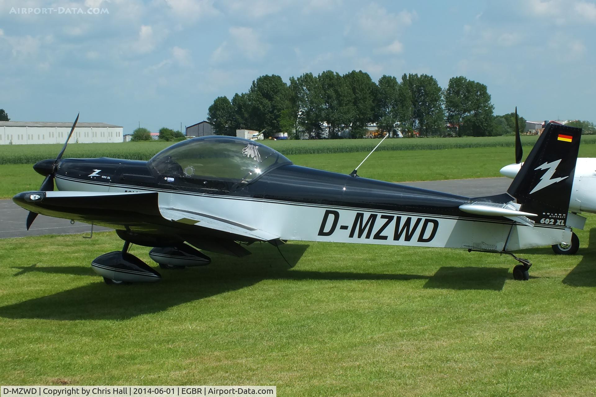 D-MZWD, 2006 Roland Z-602 XL C/N DX-9514, at Breighton's Open Cockpit & Biplane Fly-in, 2014