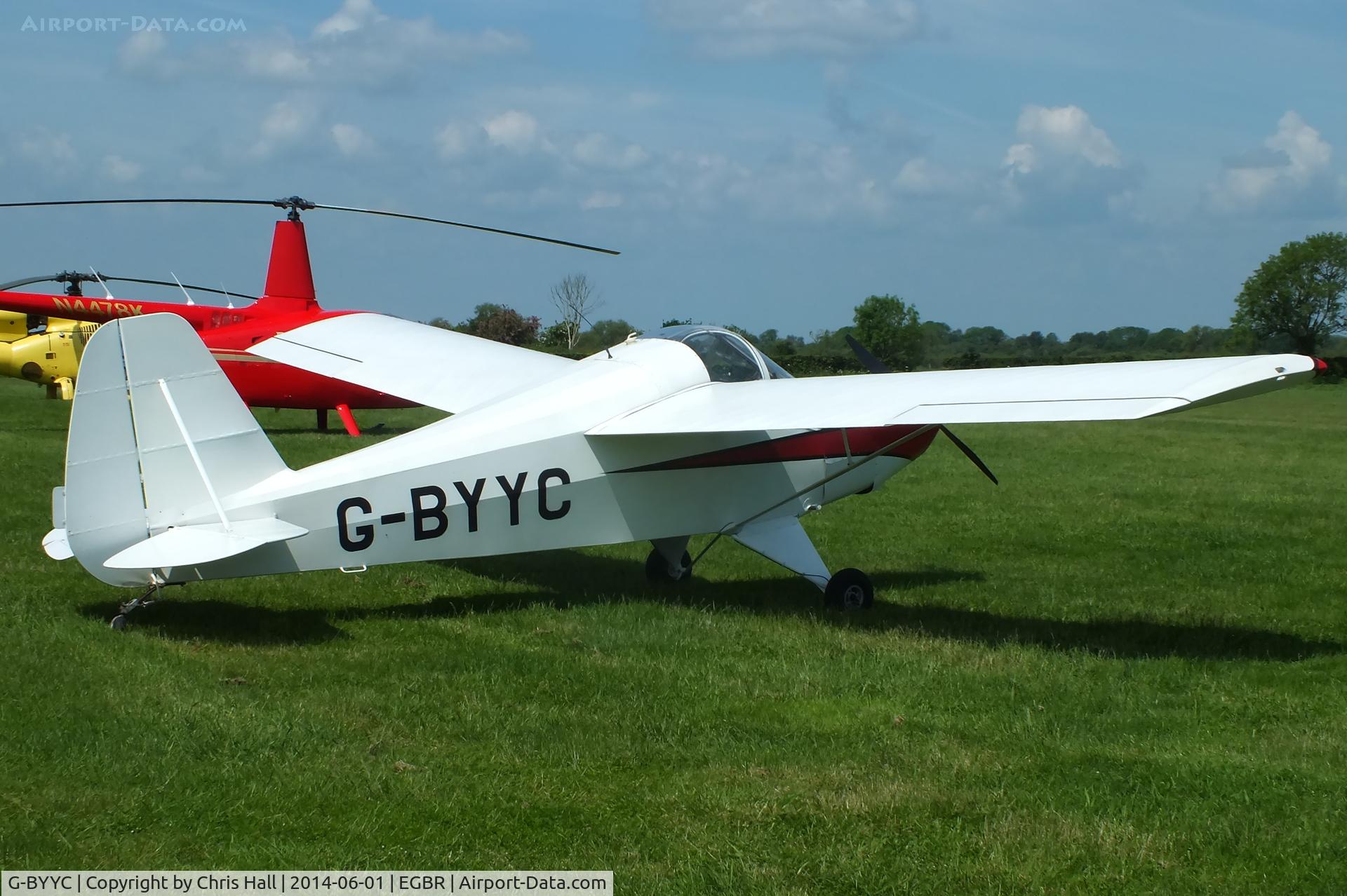 G-BYYC, 2000 Hapi Cygnet SF-2A C/N PFA 182-12311, at Breighton's Open Cockpit & Biplane Fly-in, 2014
