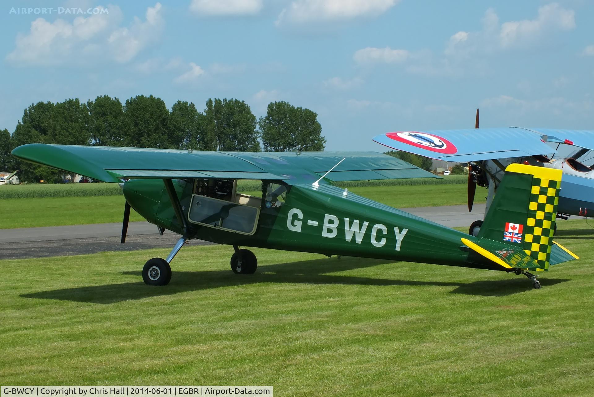 G-BWCY, 1996 Murphy Rebel C/N PFA 232-12135, at Breighton's Open Cockpit & Biplane Fly-in, 2014