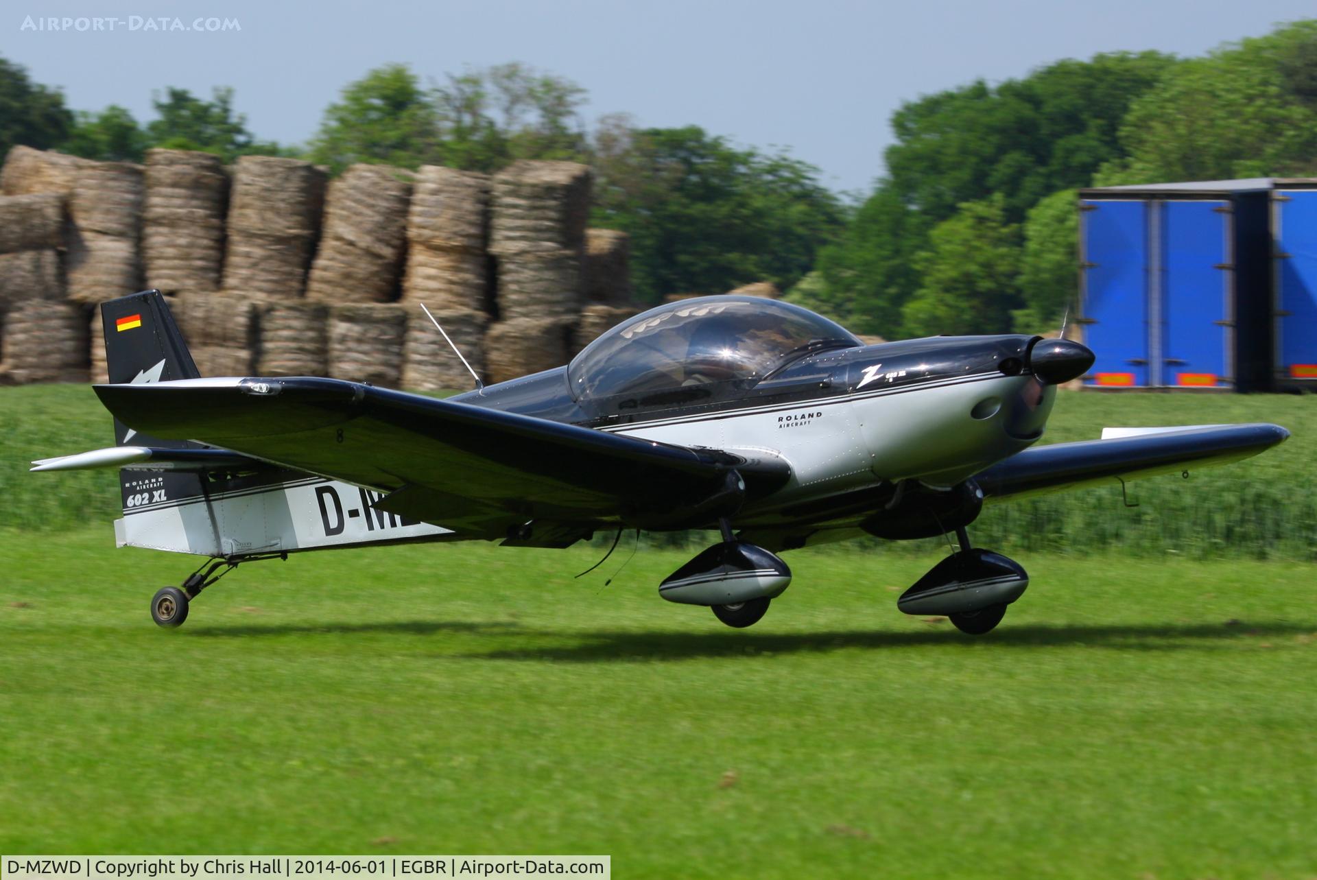 D-MZWD, 2006 Roland Z-602 XL C/N DX-9514, at Breighton's Open Cockpit & Biplane Fly-in, 2014
