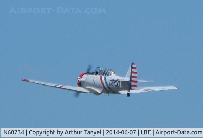 N60734, 1940 North American SNJ-2 Texan C/N 2032, Performing @ the 2014 Westmoreland County Airshow