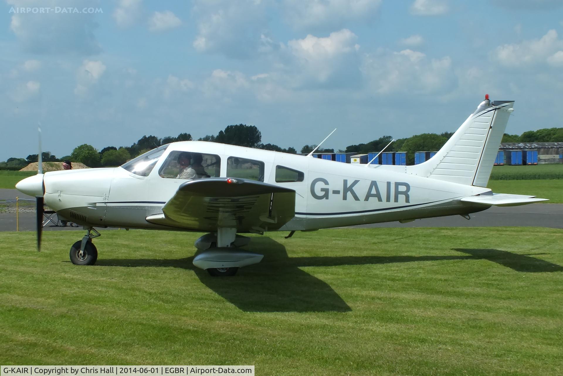 G-KAIR, 1978 Piper PA-28-181 Cherokee Archer II C/N 28-7990176, at Breighton's Open Cockpit & Biplane Fly-in, 2014