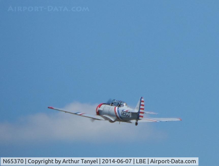 N65370, 1941 North American SNJ-2 Texan C/N 2562, Performing @ the 2014 Westmoreland County Airshow
