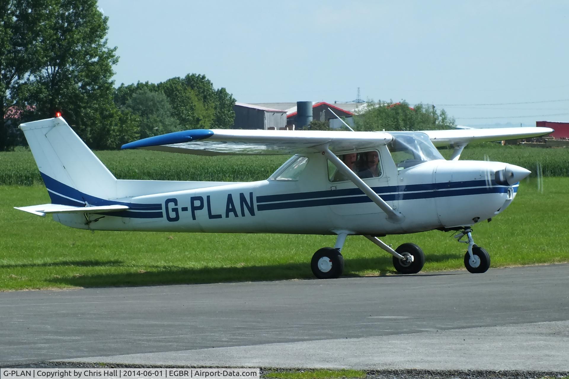 G-PLAN, 1974 Reims F150L C/N 1066, at Breighton's Open Cockpit & Biplane Fly-in, 2014