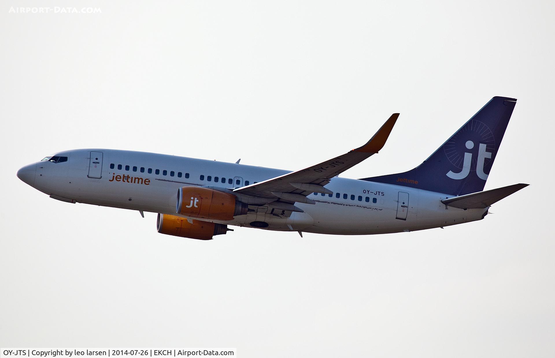OY-JTS, 2003 Boeing 737-7K2 C/N 33465, Copenhagen Kastrup 26.7.14