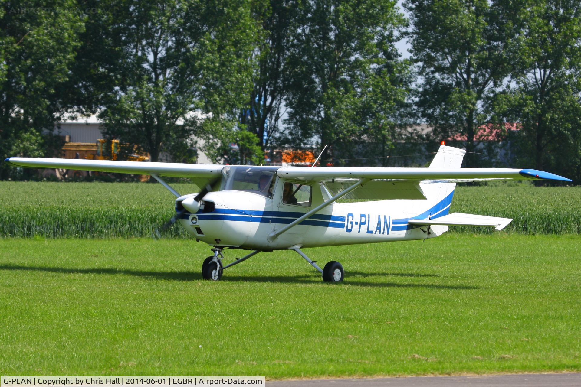 G-PLAN, 1974 Reims F150L C/N 1066, at Breighton's Open Cockpit & Biplane Fly-in, 2014