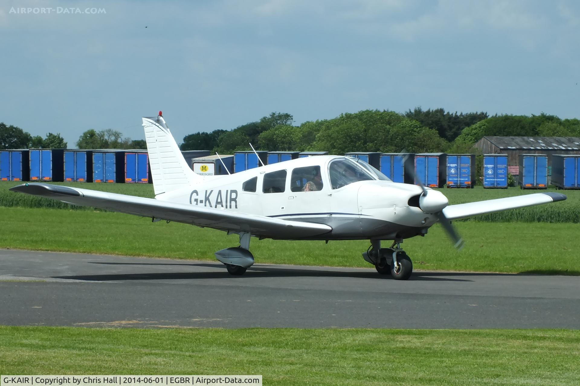 G-KAIR, 1978 Piper PA-28-181 Cherokee Archer II C/N 28-7990176, at Breighton's Open Cockpit & Biplane Fly-in, 2014