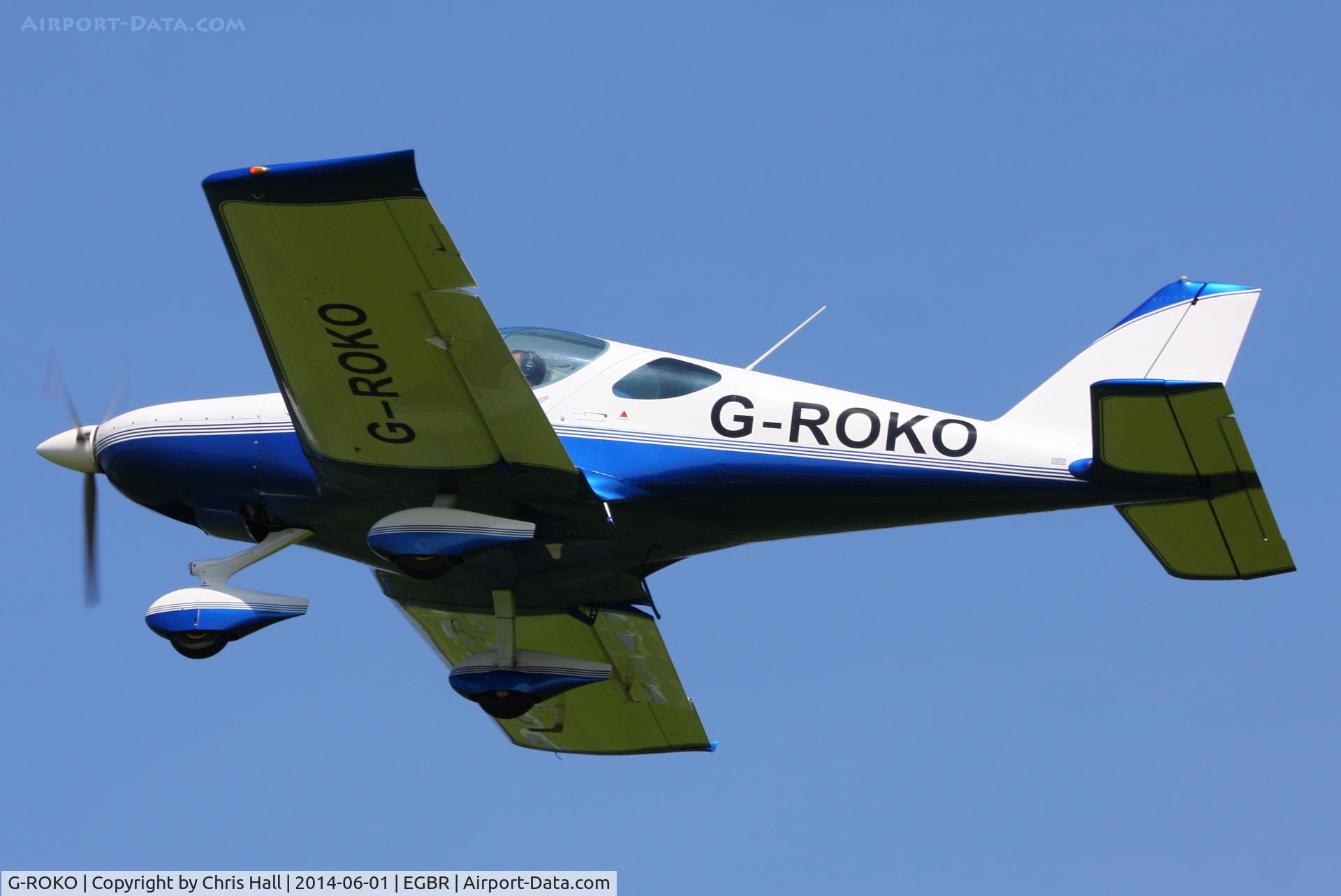 G-ROKO, 2009 Roko Aero NG4 HD C/N 020/2009, at Breighton's Open Cockpit & Biplane Fly-in, 2014