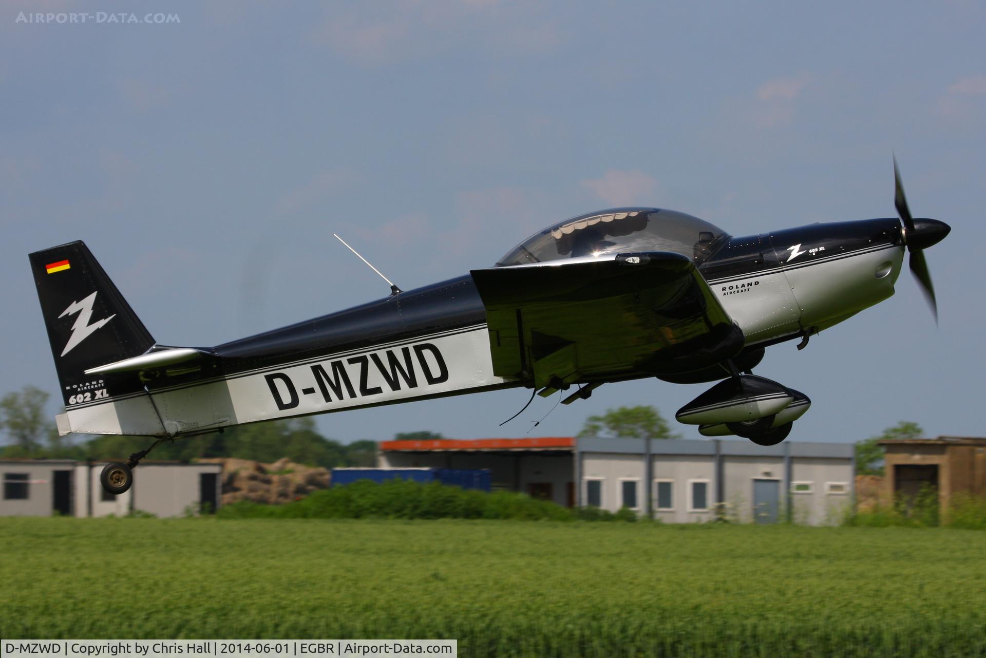 D-MZWD, 2006 Roland Z-602 XL C/N DX-9514, at Breighton's Open Cockpit & Biplane Fly-in, 2014