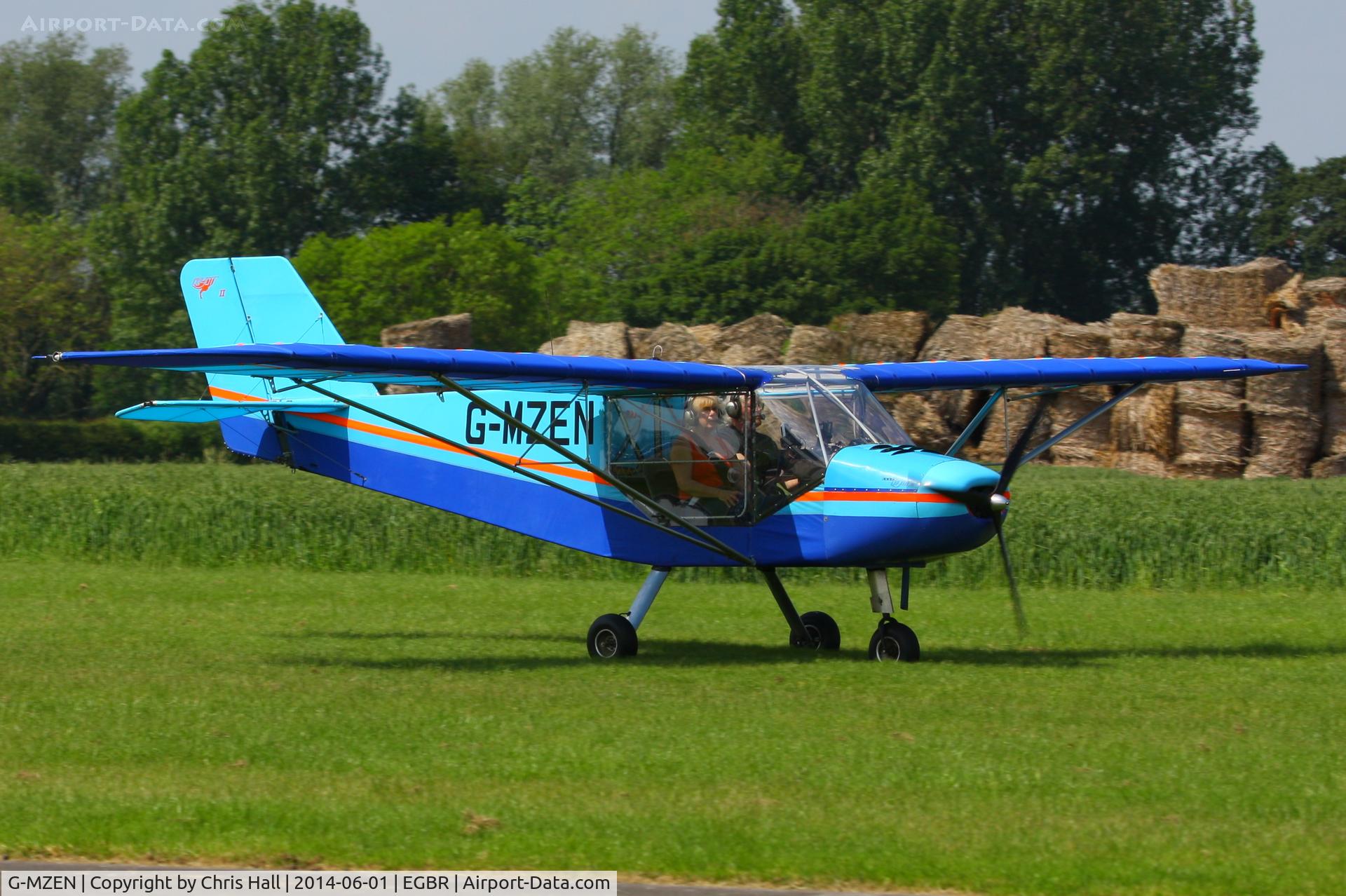 G-MZEN, 1996 Rans S-6ESD Coyote II C/N PFA 204-12823, at Breighton's Open Cockpit & Biplane Fly-in, 2014