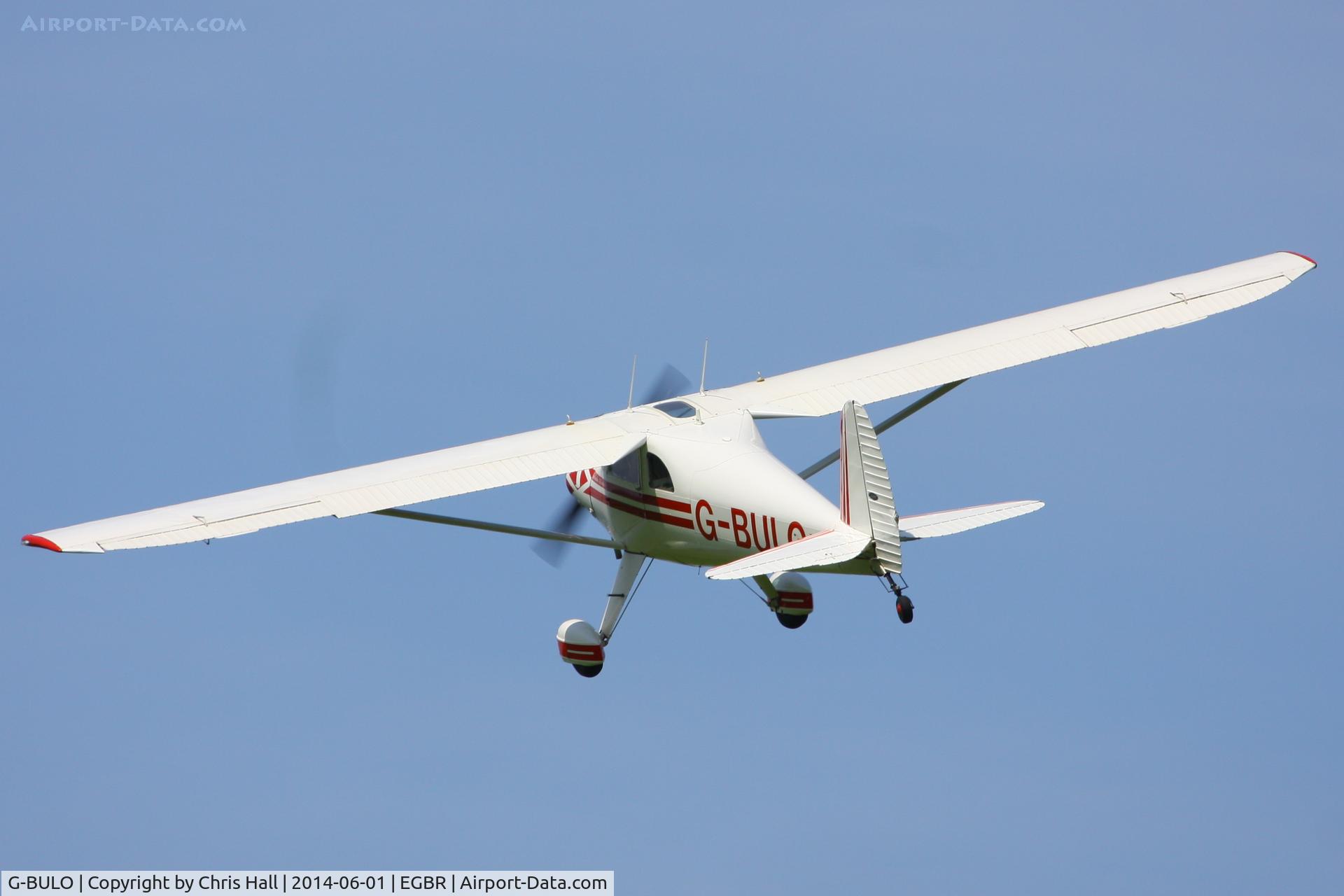 G-BULO, 1946 Luscombe 8F Silvaire C/N 4216, at Breighton's Open Cockpit & Biplane Fly-in, 2014