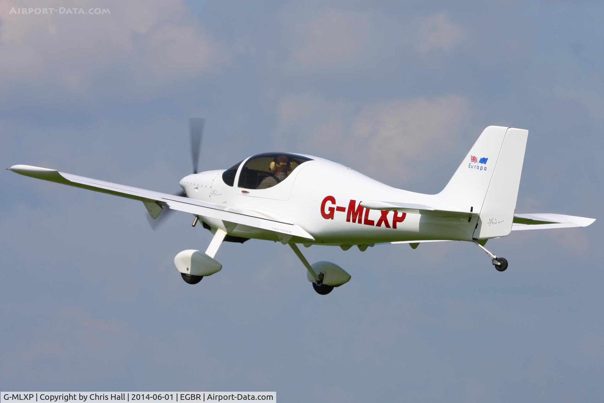 G-MLXP, 2013 Europa  C/N PFA 247-12974, at Breighton's Open Cockpit & Biplane Fly-in, 2014