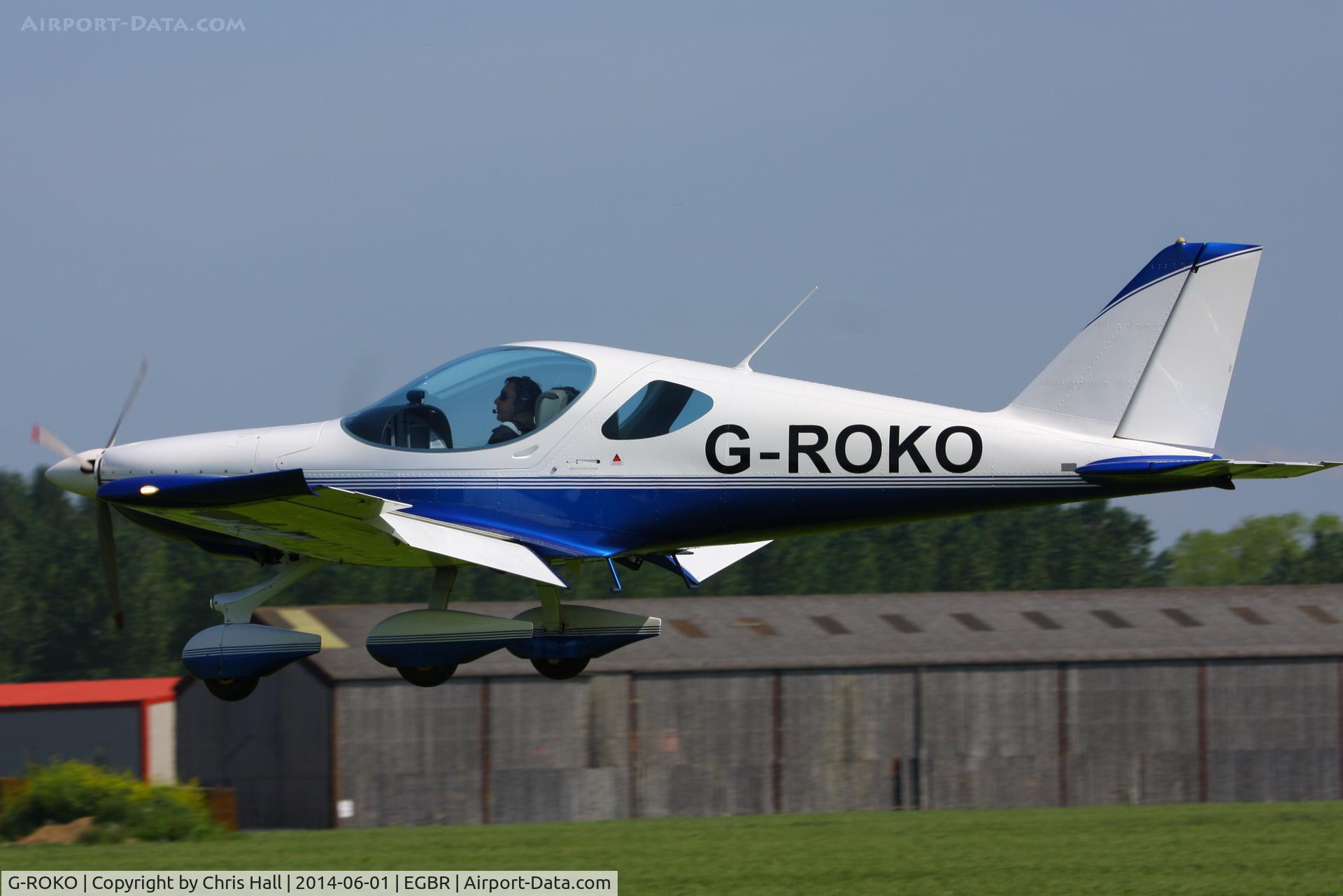 G-ROKO, 2009 Roko Aero NG4 HD C/N 020/2009, at Breighton's Open Cockpit & Biplane Fly-in, 2014