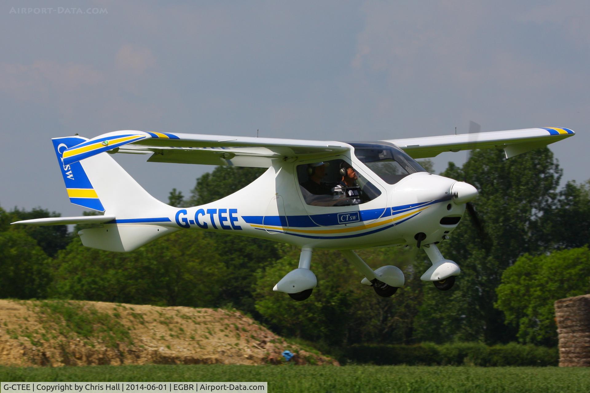 G-CTEE, 2007 Flight Design CTSW C/N 8269, at Breighton's Open Cockpit & Biplane Fly-in, 2014