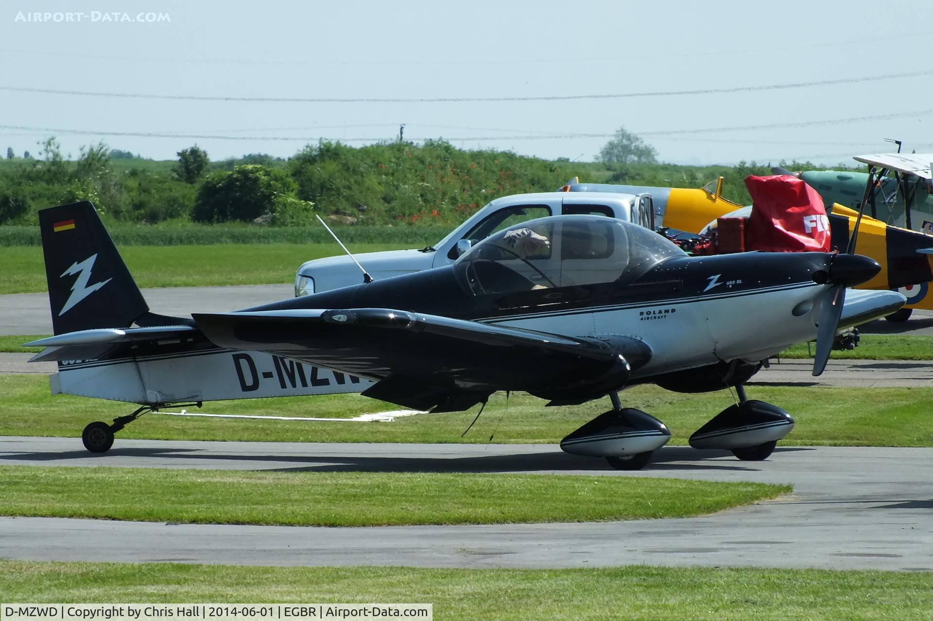 D-MZWD, 2006 Roland Z-602 XL C/N DX-9514, at Breighton's Open Cockpit & Biplane Fly-in, 2014