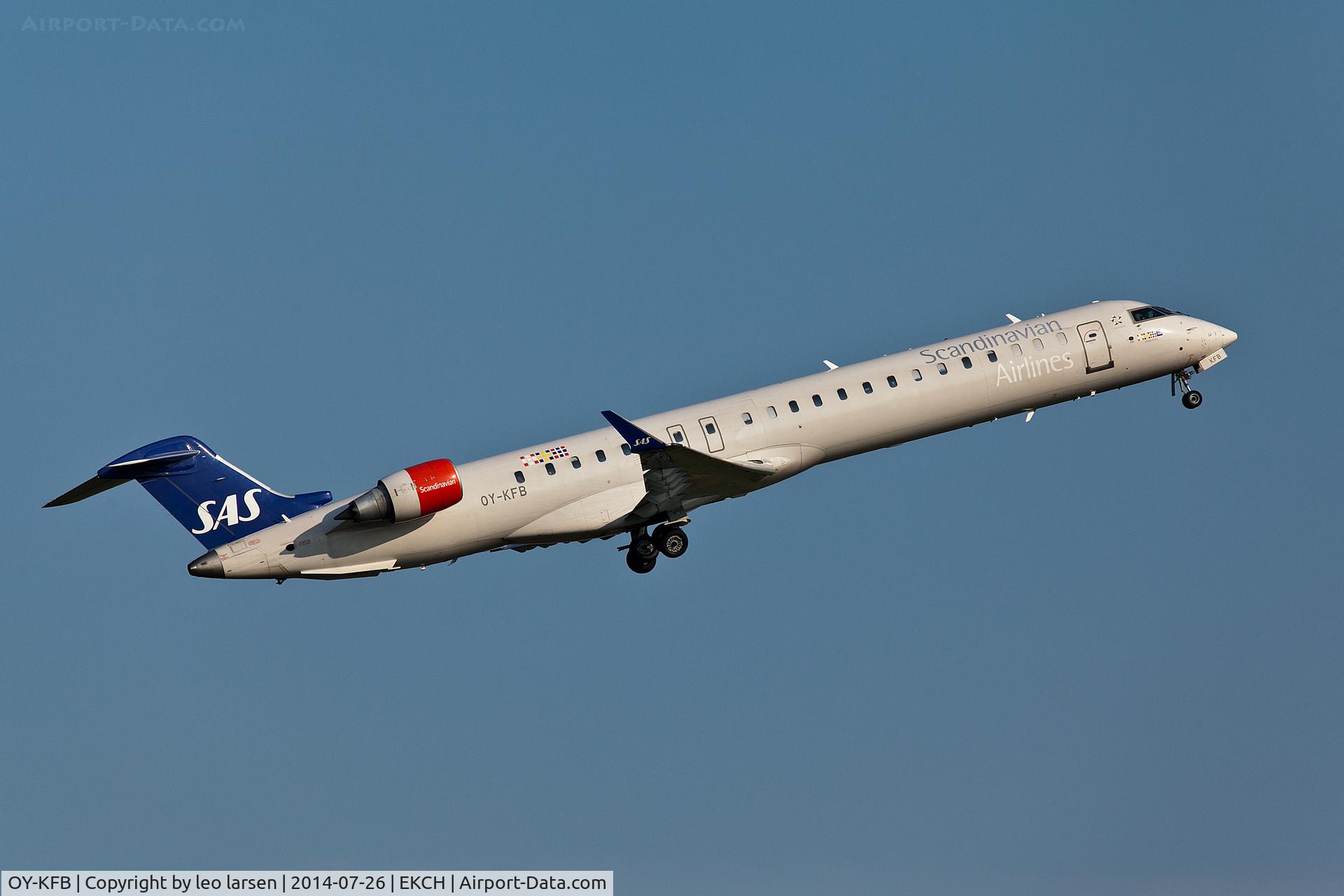 OY-KFB, 2008 Bombardier CRJ-900 (CL-600-2D24) C/N 15211, Copenhagen Kastrup 26.7.14