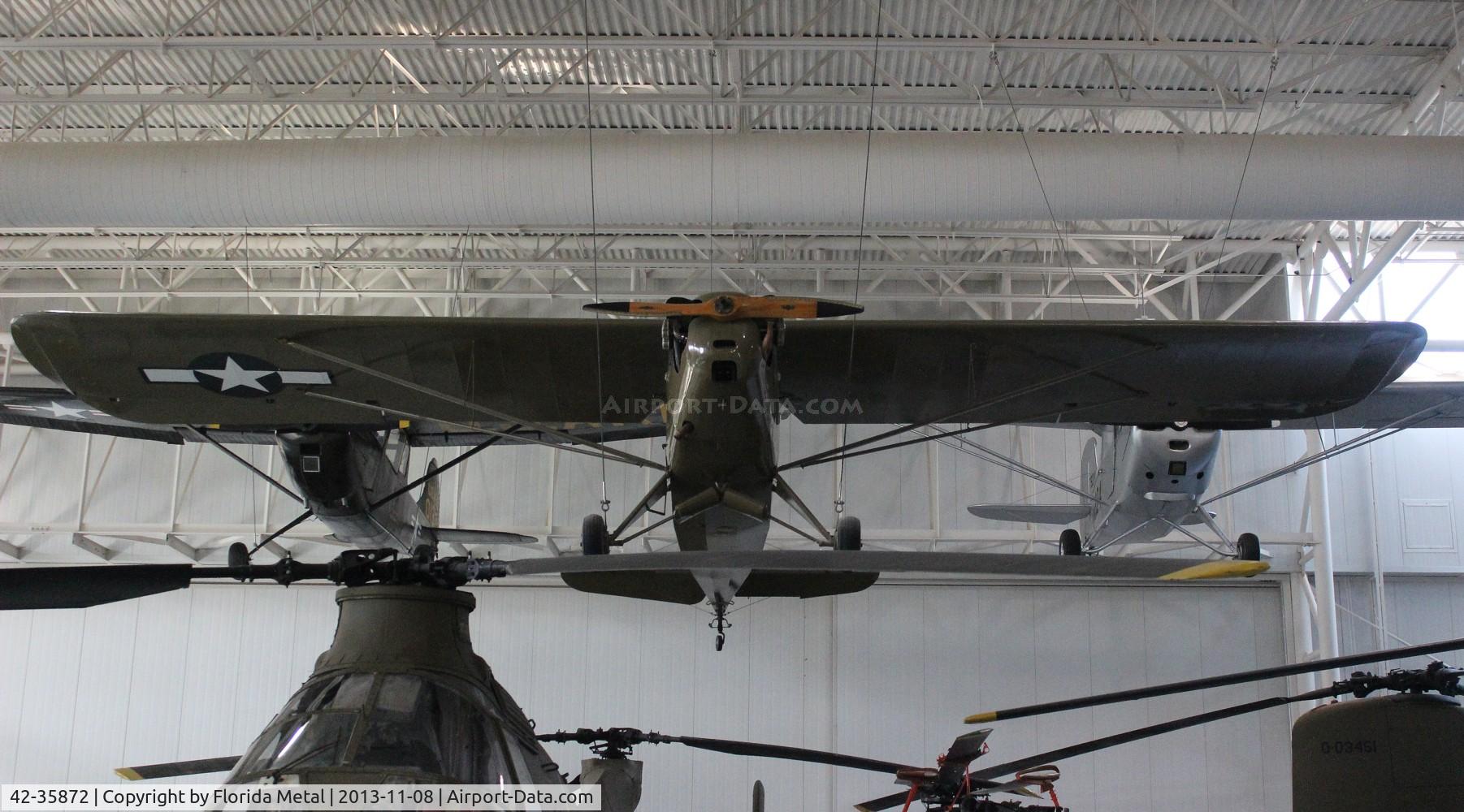 42-35872, 1942 Taylorcraft L-2A Grasshopper C/N 4333, L-2A Grasshopper at Army Aviation Museum