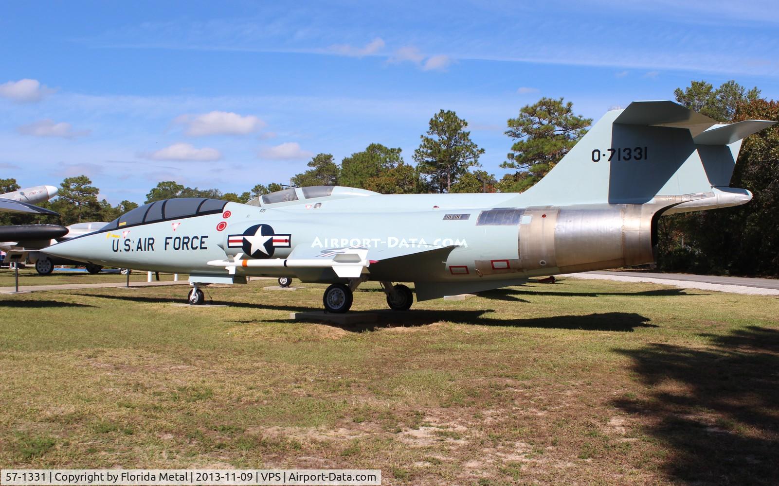 57-1331, Lockheed F-104D Starfighter C/N 483-5043, F-104D Starfighter at Air Force Armament Museum