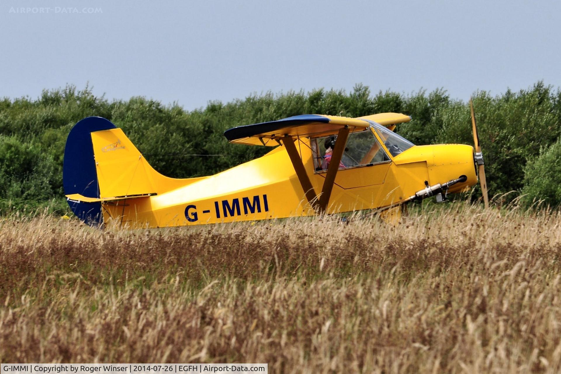 G-IMMI, 2010 Reality Escapade C/N EAL KID 000, Resident microlight holding prior to departure.