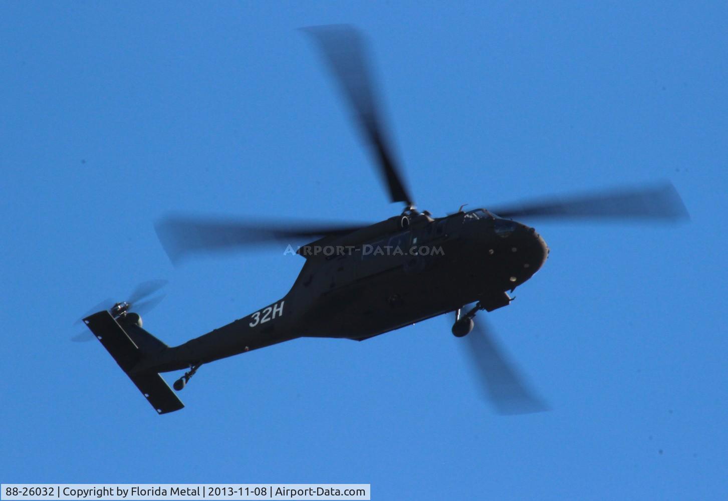88-26032, 1988 Sikorsky UH-60A Black Hawk C/N 701242, UH-60A in flight over Daleville AL
