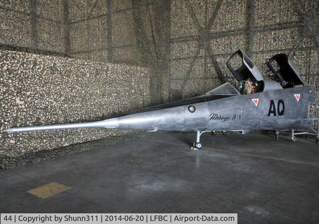 44, Dassault Mirage IVA C/N 44, Stored and coded as 'AQ' - Seen during Cazaux AFB Spotterday 2014