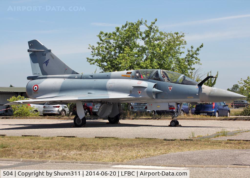 504, Dassault Mirage 2000B C/N 504, Preserved inside Cazaux AFB and seen during Cazaux AFB Spotterday 2014