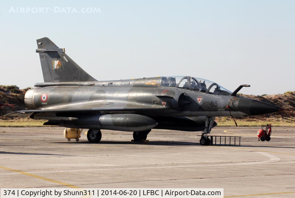 374, Dassault Mirage 2000N C/N not found 374, Participant of the Cazaux AFB Spotterday 2014