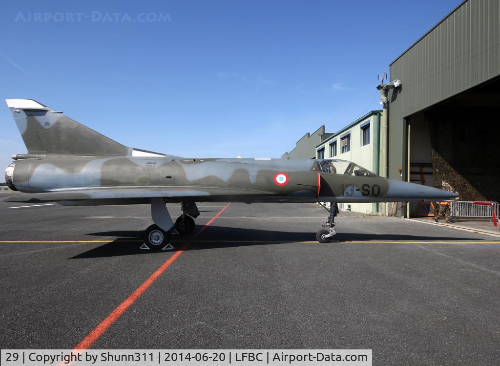29, Dassault Mirage 5F C/N 29, Static display during Cazaux AFB Spotterday 2014