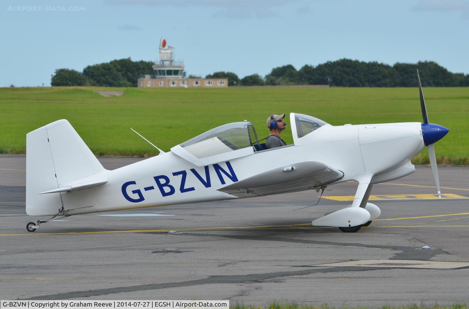 G-BZVN, 2001 Vans RV-6 C/N PFA 181A-13188, About to depart.