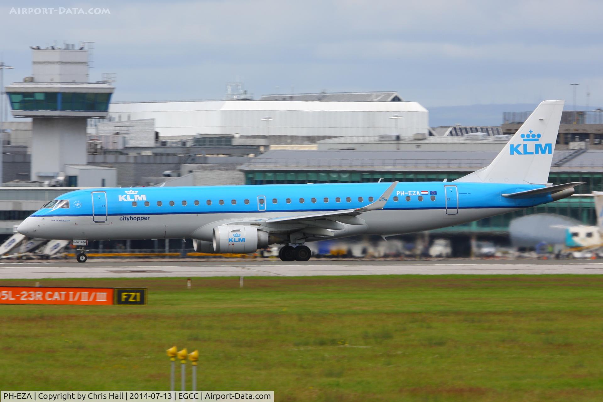 PH-EZA, 2008 Embraer 190LR (ERJ-190-100LR) C/N 19000224, KLM Cityhopper