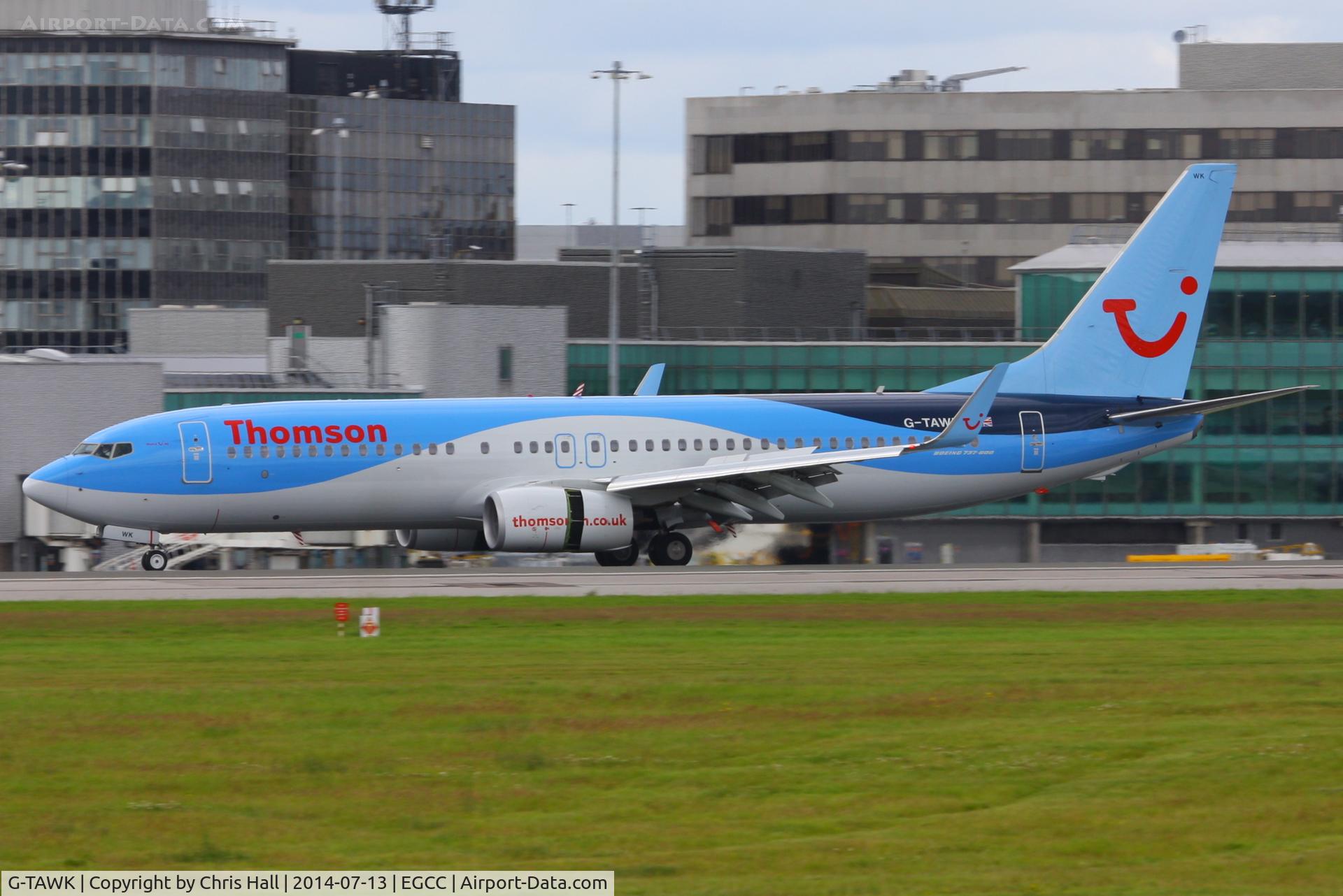 G-TAWK, 2012 Boeing 737-8K5 C/N 37239, Thomson