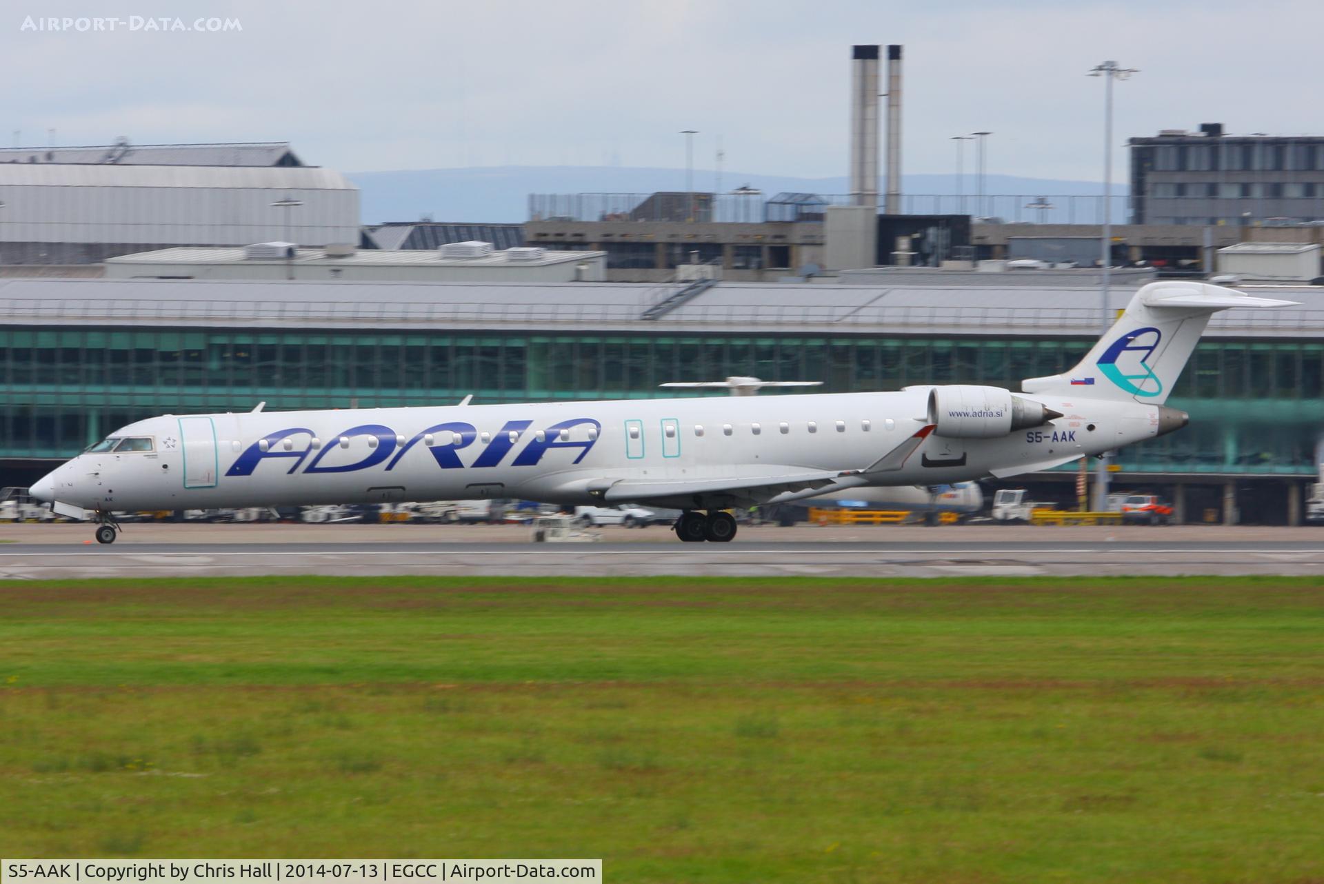S5-AAK, 2007 Canadair CRJ-900ER (CL-600-2D24) C/N 15128, Adria Airways