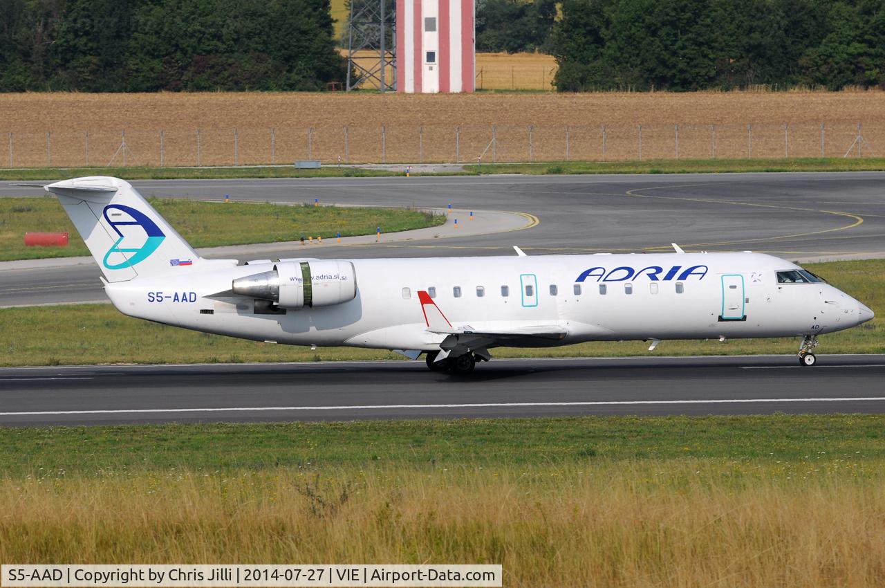 S5-AAD, 1997 Canadair CRJ-200LR (CL-600-2B19) C/N 7166, Adria Airways