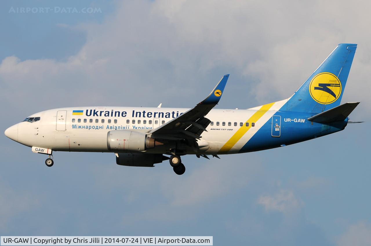 UR-GAW, 1991 Boeing 737-5Y0 C/N 24898, Ukraine International Airlines