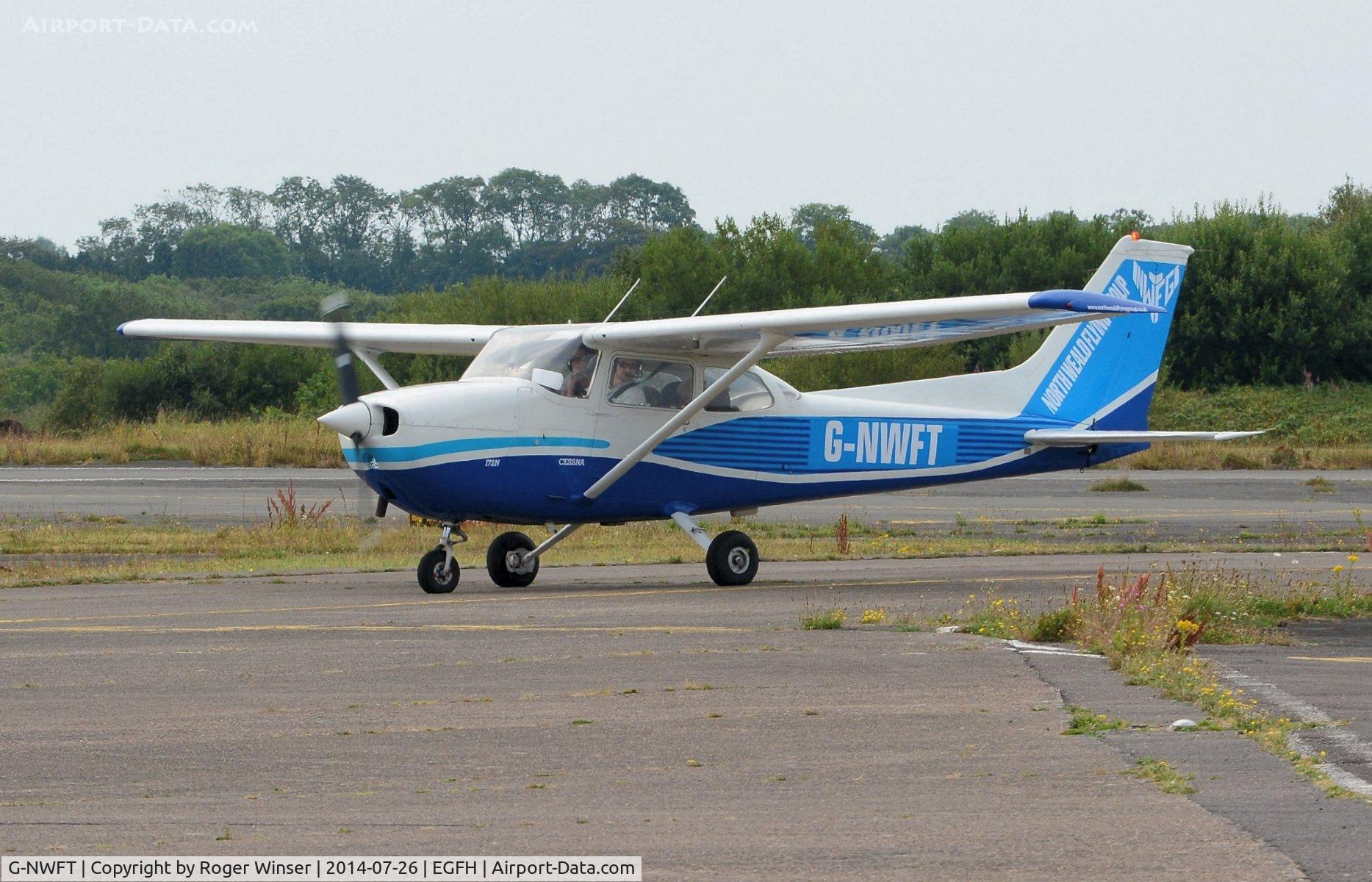 G-NWFT, 1978 Reims F172N Skyhawk C/N 1677, Visiting Reims/Cessna Skyhawk.