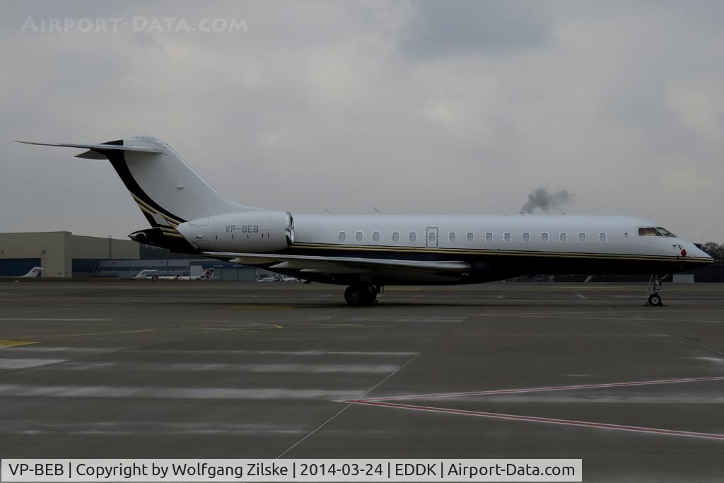 VP-BEB, 2009 Bombardier BD-700-1A10 Global Express XRS C/N 9369, visitor
