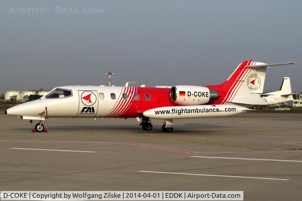 D-COKE, 1981 Gates Learjet 35A C/N 35A-447, visitor