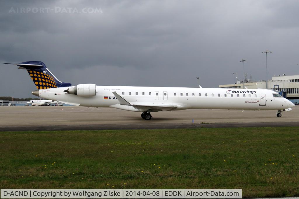 D-ACND, 2009 Bombardier CRJ-701 (CL-600-2C10) Regional Jet C/N 15238, visitor