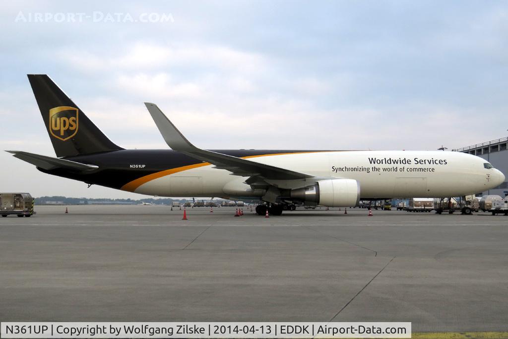 N361UP, 2013 Boeing 767-34AF/ER C/N 37878, visitor