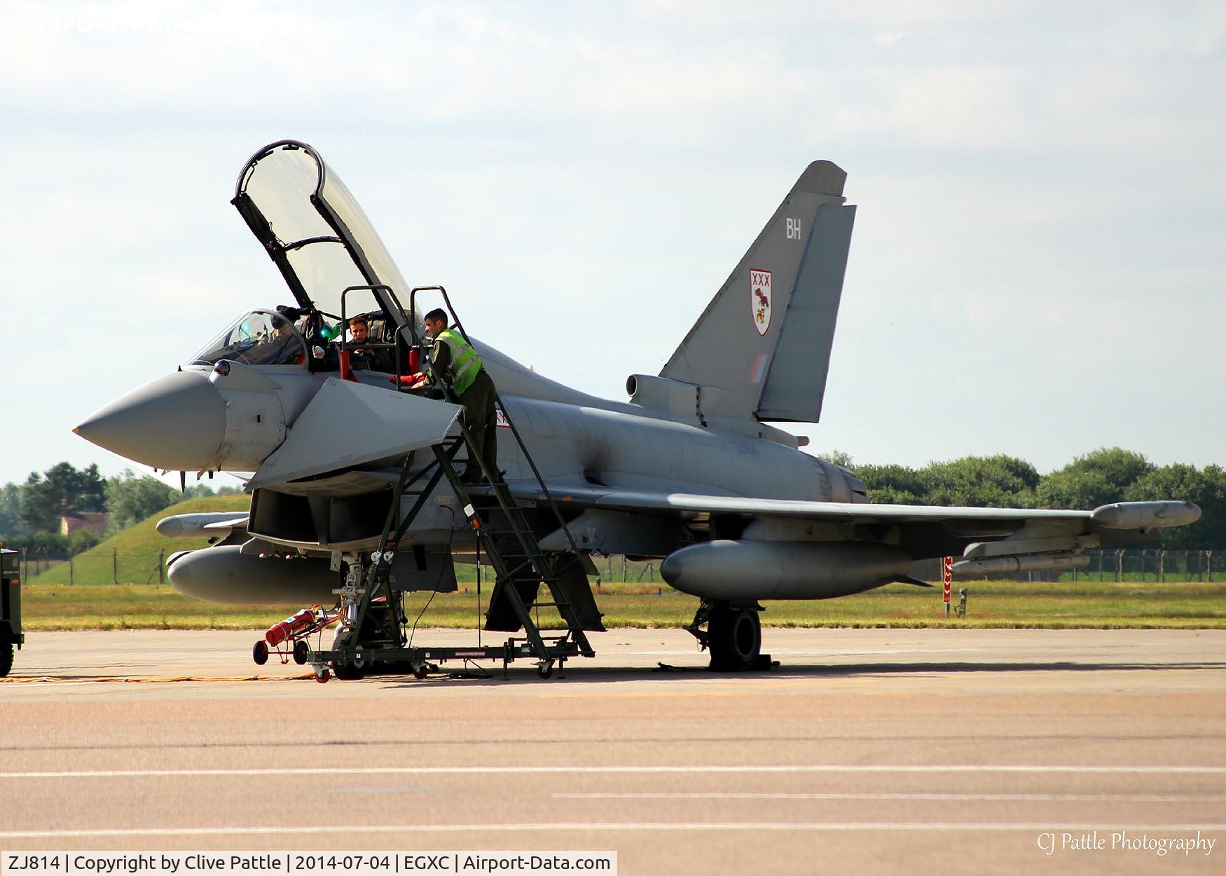 ZJ814, Eurofighter EF-2000 Typhoon T3 C/N 0113/BT015, Ready for Action