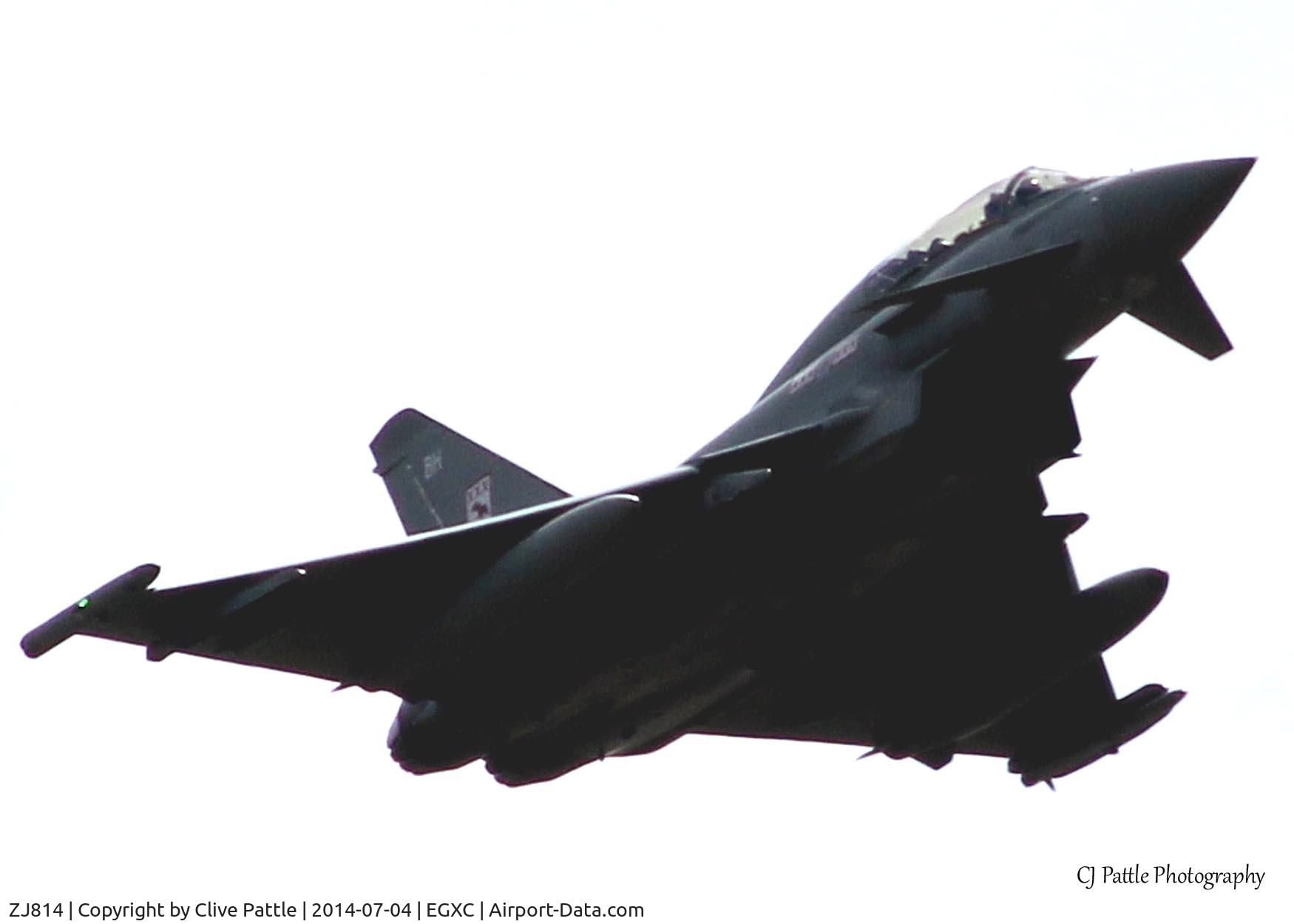 ZJ814, Eurofighter EF-2000 Typhoon T3 C/N 0113/BT015, Coningsby launch
