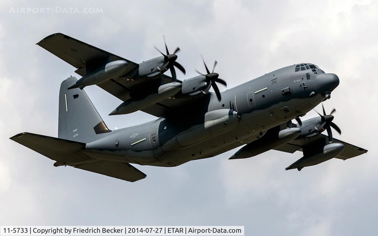 11-5733, 2011 Lockheed Martin MC-130J Commando II C/N 382-5733, departure via RW08