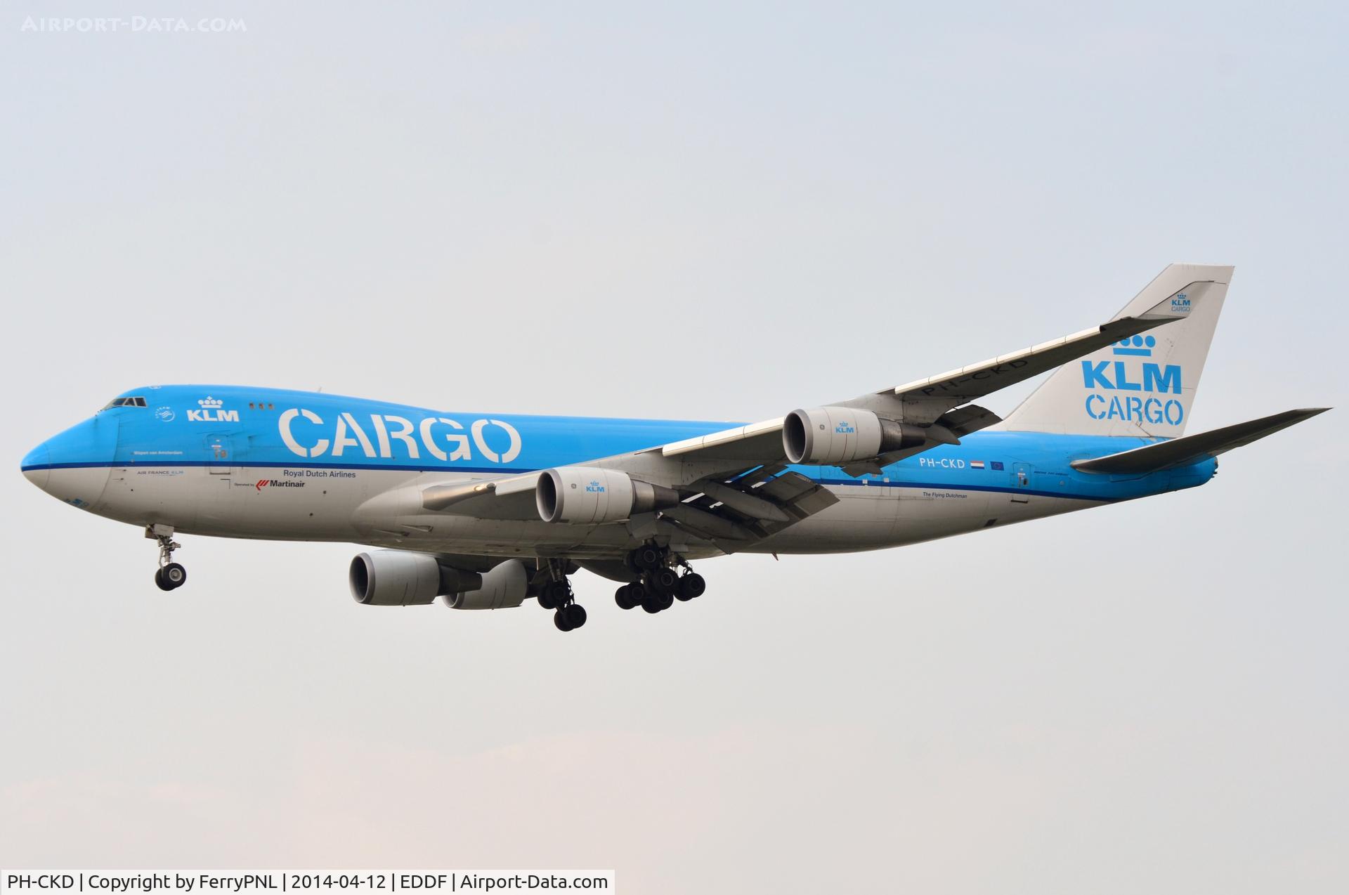 PH-CKD, 2008 Boeing 747-428F/ER/SCD C/N 35233, KLM B744F on a Etihad flight to FRA