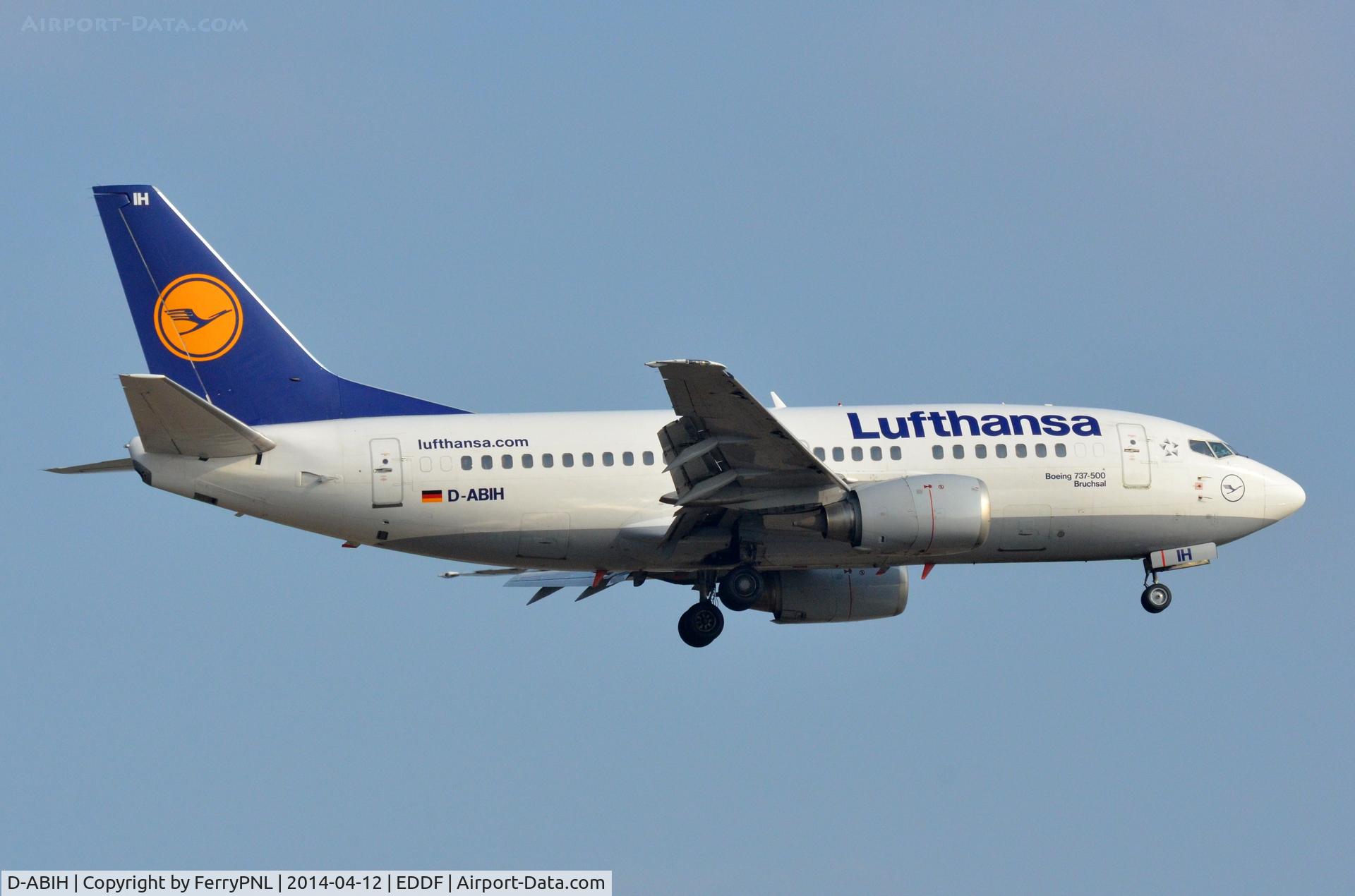 D-ABIH, 1991 Boeing 737-530 C/N 24821, Lufthansa B735 landing