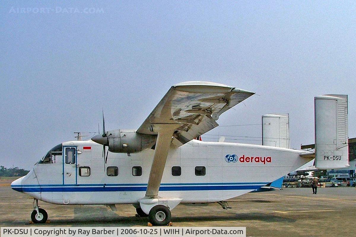 PK-DSU, Short SC-7 Skyvan 3-100 C/N SH.1924, Short SC-7-3-100 Skyvan [SH1924] (Deraya Air Taxi) Jakarta-Halim Perdanakusuma Int~PK 25/10/2006