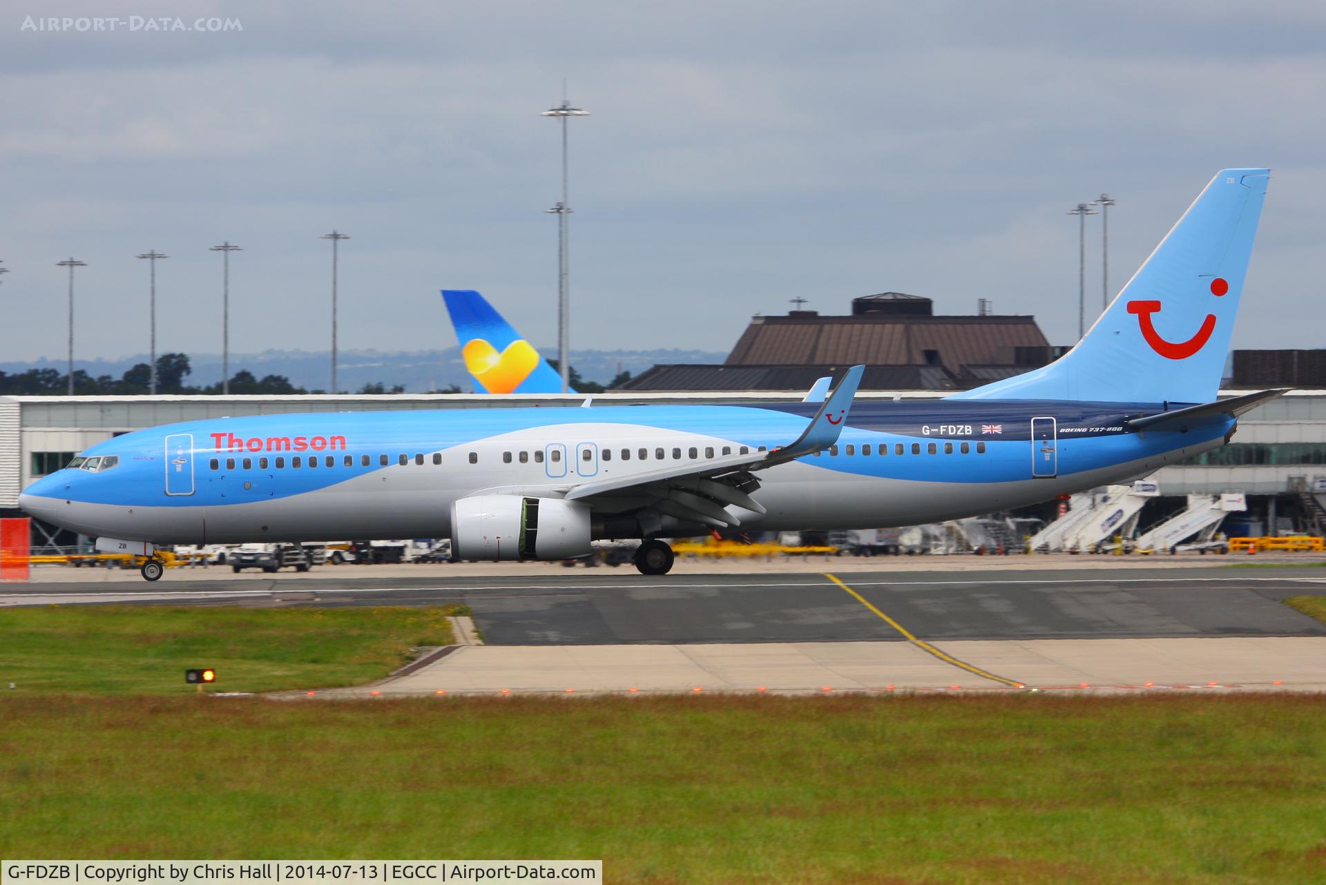 G-FDZB, 2007 Boeing 737-8K5 C/N 35131, Thomson